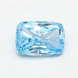 0.7ct CUSHION Fancy Vivid Blue VS1 Coloured Lab diamond