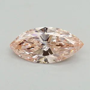 0.51ct MARQUISE Fancy Intense Pink VS2 Coloured Lab diamond