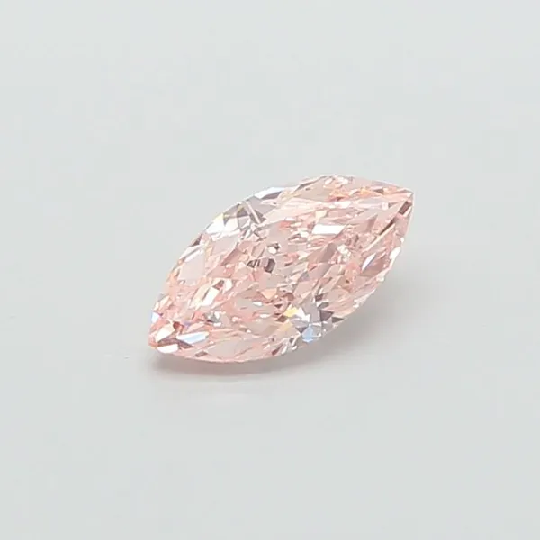 0.95ct MARQUISE Fancy Intense Pink SI2 Coloured Lab diamond