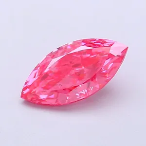 1.14ct MARQUISE Fancy Vivid Pink VS1 Coloured Lab diamond