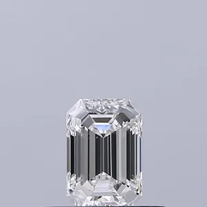 0.33ct EMERALD F VVS2 Natural diamond