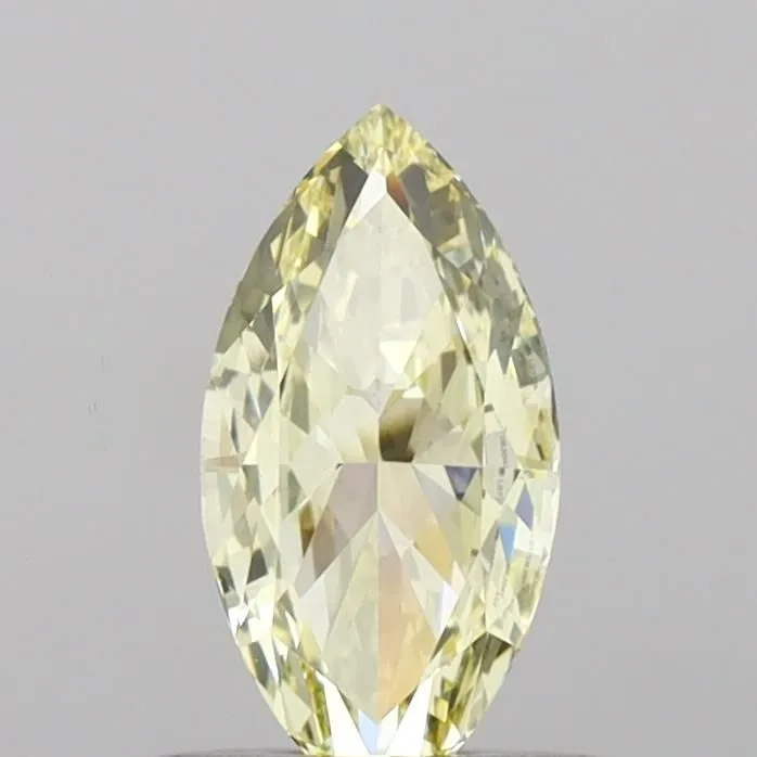 1.02ct MARQUISE Fancy Light Yellow VVS2 Coloured Lab diamond