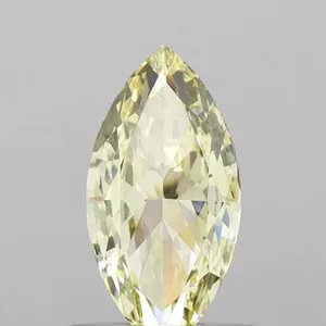 1.02ct MARQUISE Fancy Light Yellow VVS2 Coloured Lab diamond