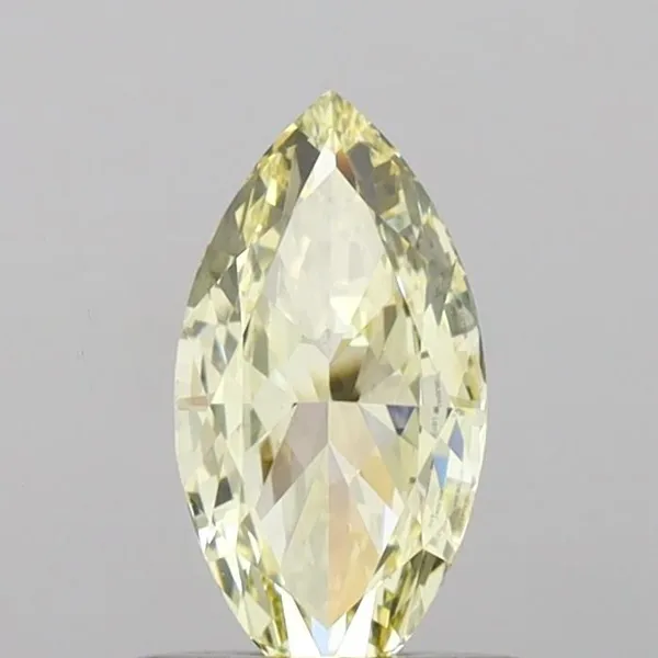 1.02ct MARQUISE Fancy Light Yellow VVS2 Coloured Lab diamond