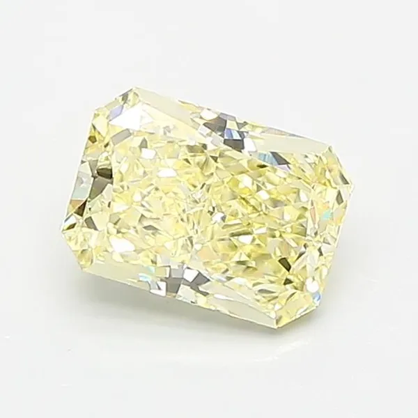 1.07ct RADIANT Fancy Yellow VS1 Coloured Lab diamond