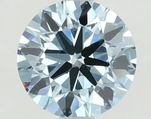 1.01ct ROUND Fancy Vivid Blue VS1 Coloured Lab diamond