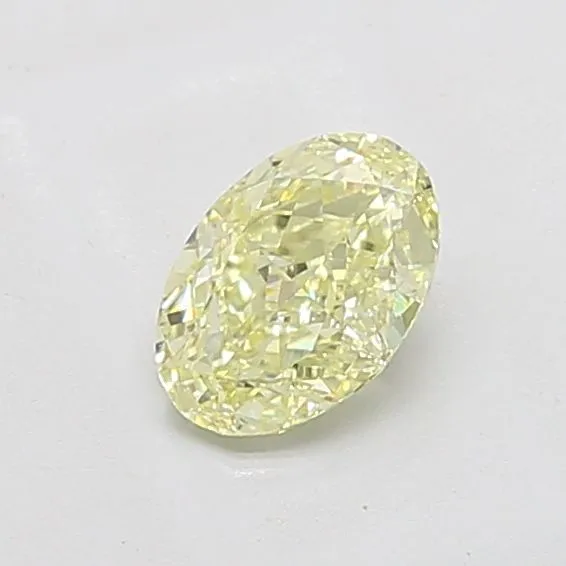 1.12ct OVAL Fancy Yellow VS1 Coloured Lab diamond