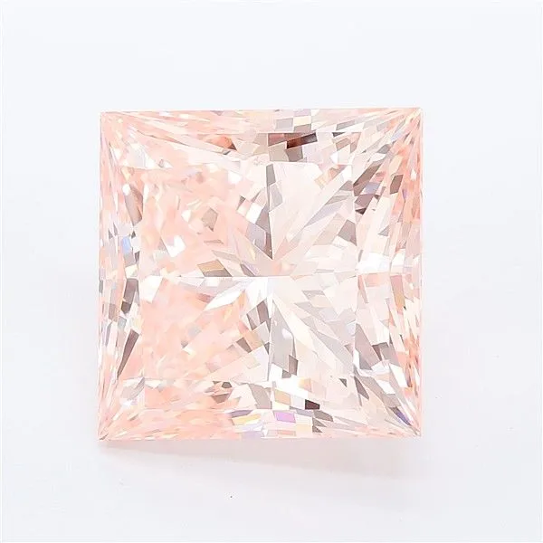 8.05ct PRINCESS Fancy Intense Pink VVS2 Coloured Lab diamond