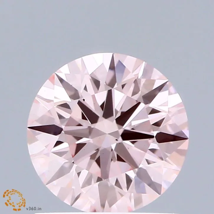 1.00ct ROUND Fancy Vivid Blue VS2 Coloured Lab diamond