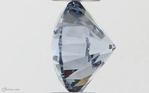 0.30ct ROUND Fancy Blue VS1 Coloured Lab diamond