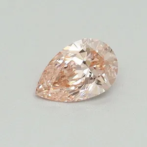 0.3ct PEAR Fancy Intense Pink SI1 Coloured Lab diamond