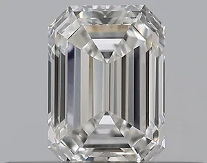 0.3ct EMERALD F VVS1 Natural diamond