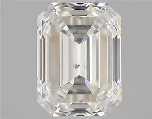 0.7ct EMERALD H SI1 Natural diamond