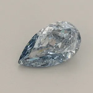 0.52ct PEAR Fancy Vivid Blue VVS2 Coloured Lab diamond