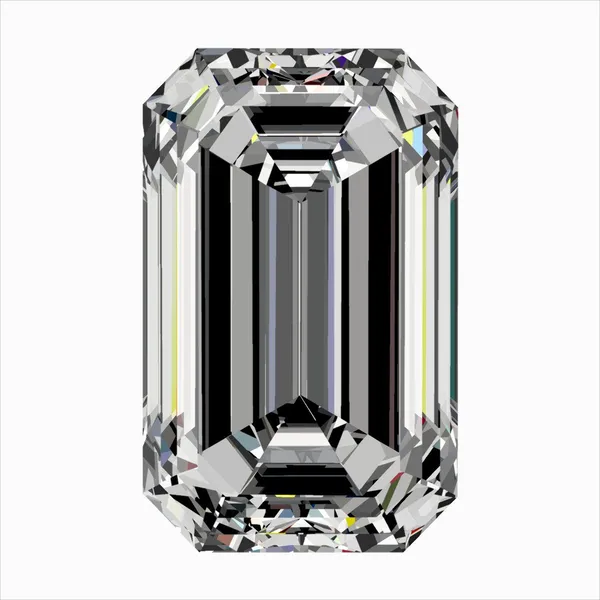 0.35ct EMERALD E VVS1 Natural diamond
