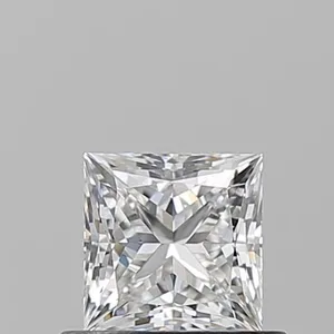 0.62ct PRINCESS F VVS2 Natural diamond