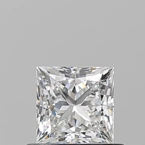 0.62ct PRINCESS F VVS2 Natural diamond