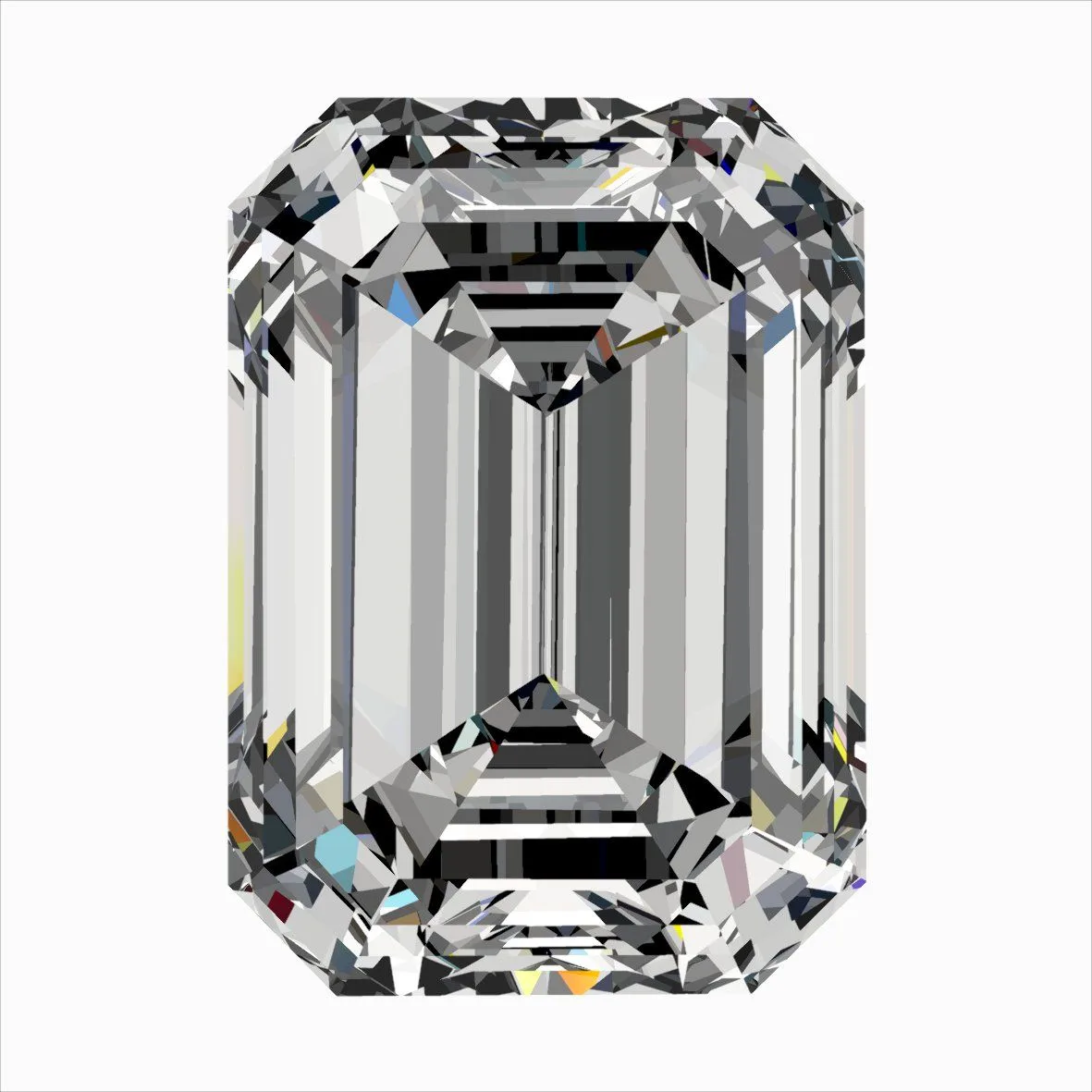 0.51ct EMERALD E VVS1 Natural diamond