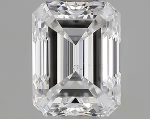 0.7ct EMERALD D SI1 Natural diamond
