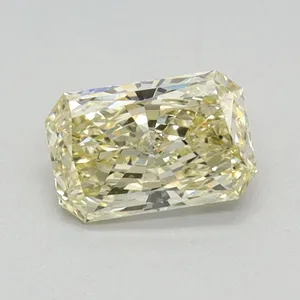 0.58ct RADIANT Fancy Yellow VVS2 Coloured Lab diamond