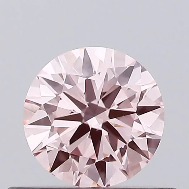 0.43ct ROUND Fancy Intense Pink VS1 Coloured Lab diamond