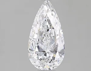 0.58ct PEAR D VS2 Natural diamond