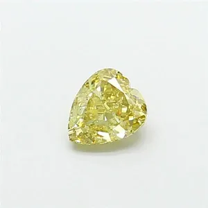 1.5ct HEART Fancy Intense Yellow VS2 Coloured Lab diamond