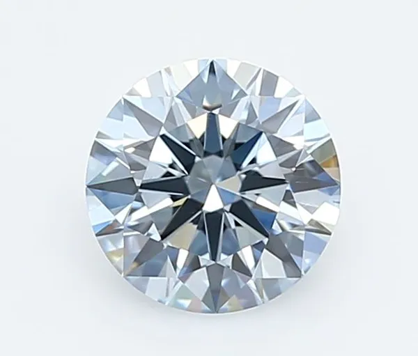 1.04ct ROUND Fancy Light Blue VS2 Coloured Lab diamond