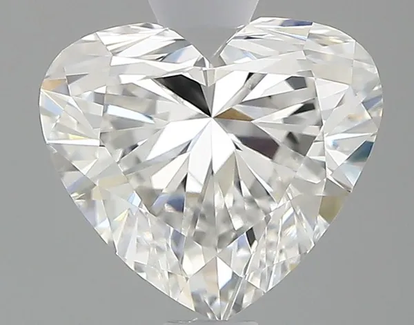 1ct HEART F VVS2 Lab diamond