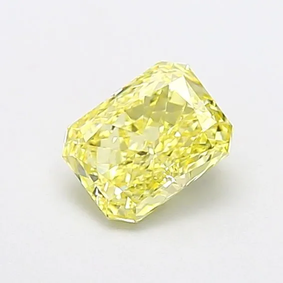 1.02ct RADIANT Fancy Intense Yellow VVS2 Coloured Lab diamond