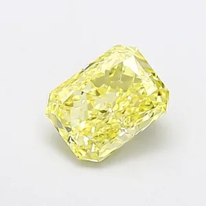 1.02ct RADIANT Fancy Intense Yellow VVS2 Coloured Lab diamond