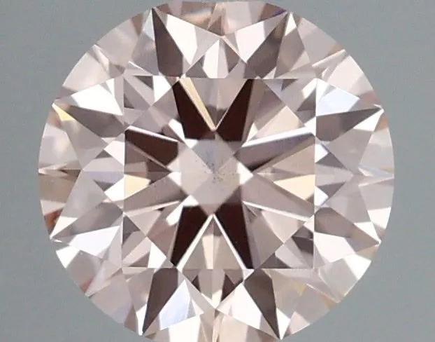 0.92ct ROUND Fancy Pink VS1 Coloured Lab diamond