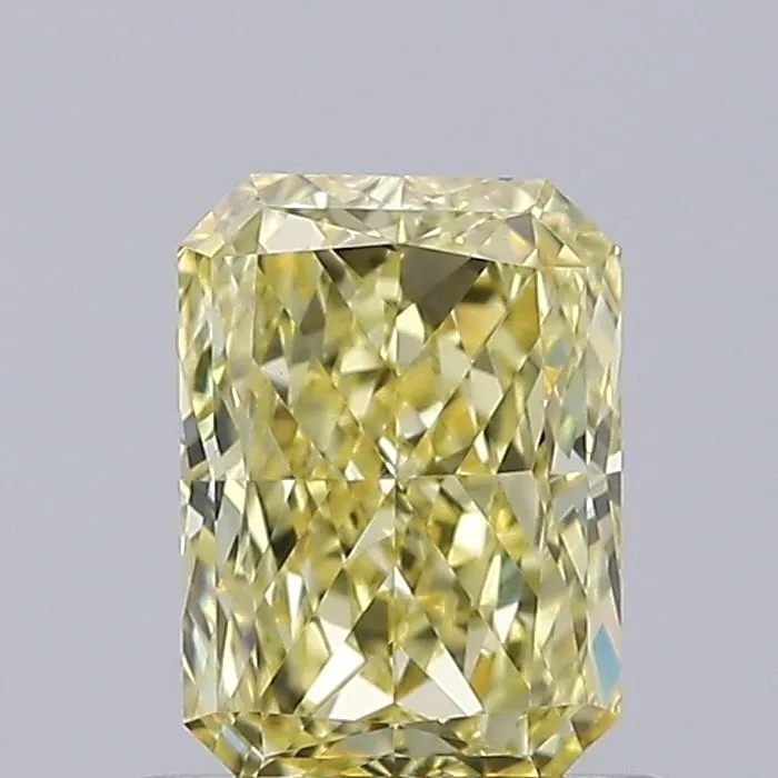 1.03ct RADIANT Fancy Intense Yellow VVS2 Coloured Lab diamond