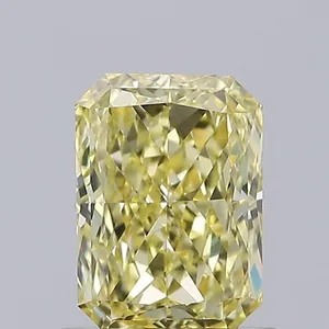 1.03ct RADIANT Fancy Intense Yellow VVS2 Coloured Lab diamond