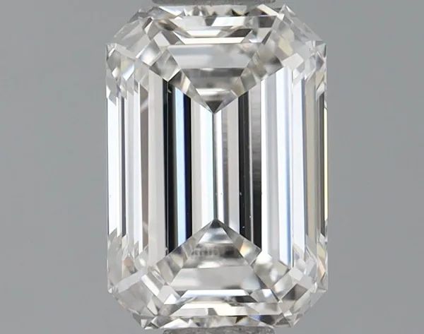 0.71ct EMERALD F VS2 Lab diamond