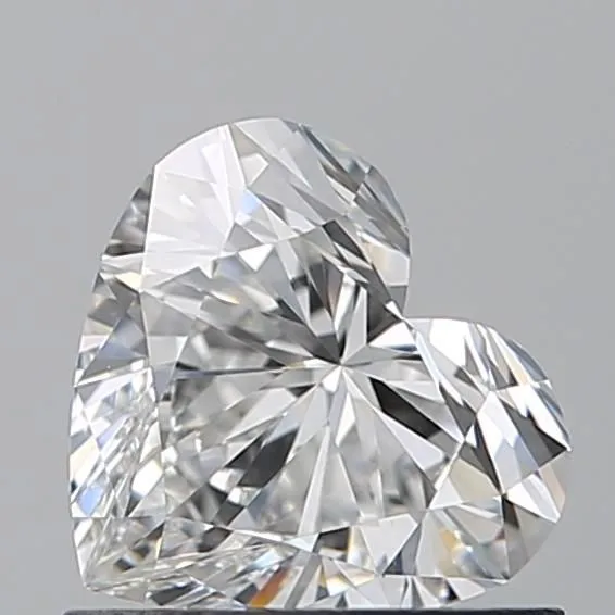0.77ct HEART F VVS1 Natural diamond