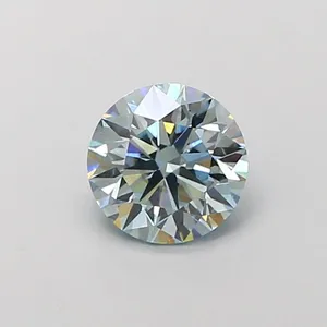 1.08ct ROUND Fancy Blue VS2 Coloured Lab diamond