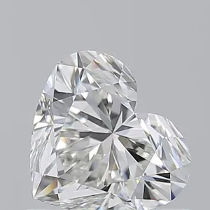 0.73ct HEART H VVS2 Natural diamond