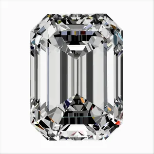 0.32ct EMERALD D VS2 Natural diamond