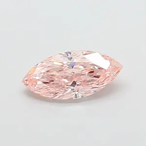 1.03ct MARQUISE Fancy Vivid Pink VVS2 Coloured Lab diamond
