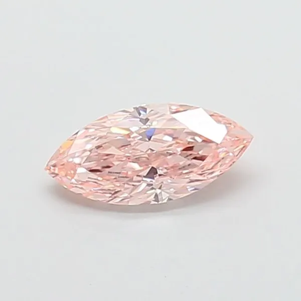 1.03ct MARQUISE Fancy Vivid Pink VVS2 Coloured Lab diamond