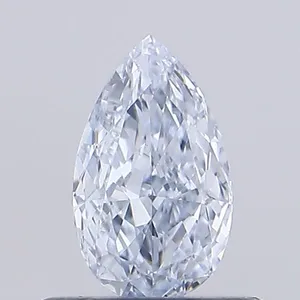 0.51ct PEAR Fancy Blue VS1 Coloured Lab diamond