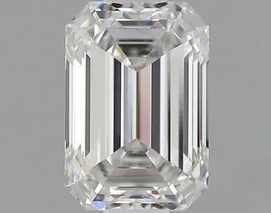 0.72ct EMERALD F VS2 Lab diamond