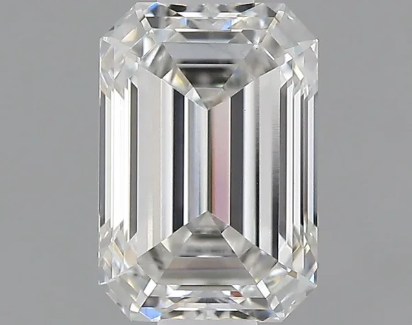 0.72ct EMERALD F VS2 Lab diamond