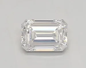 0.48ct EMERALD D VVS2 Lab diamond