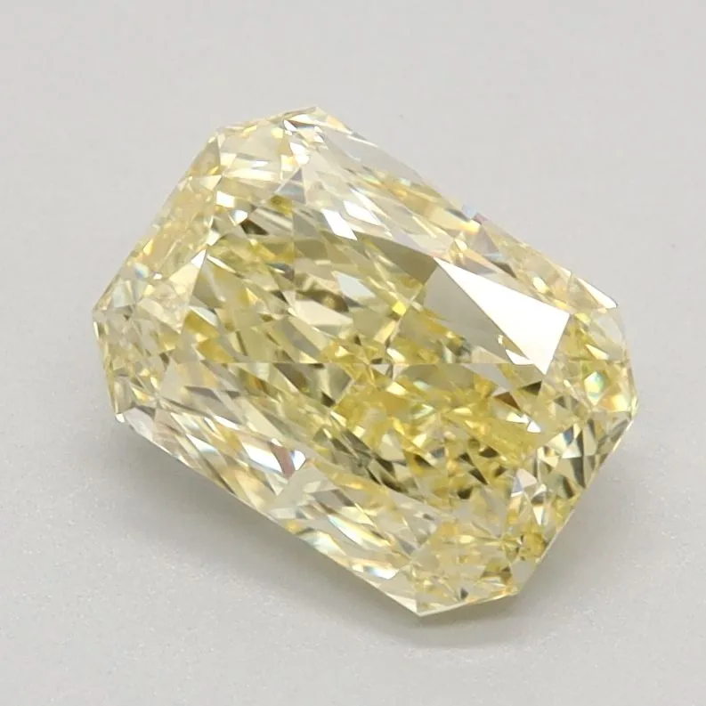 1.21ct RADIANT Fancy Intense Yellow VS1 Coloured Lab diamond