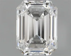 0.53ct EMERALD F VVS2 Natural diamond