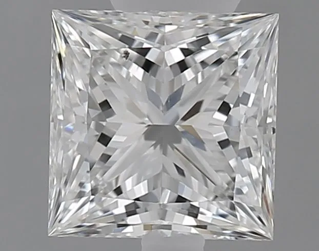 0.63ct PRINCESS F SI1 Natural diamond