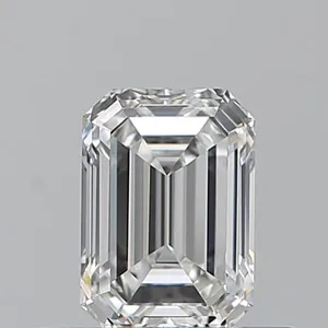 0.52ct EMERALD F VVS2 Natural diamond