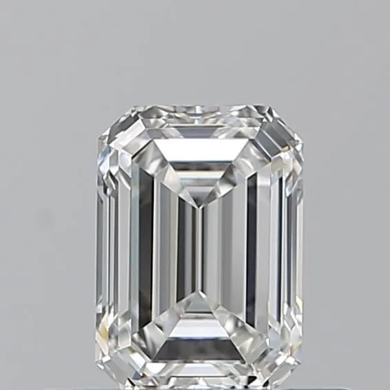 0.52ct EMERALD F VVS2 Natural diamond